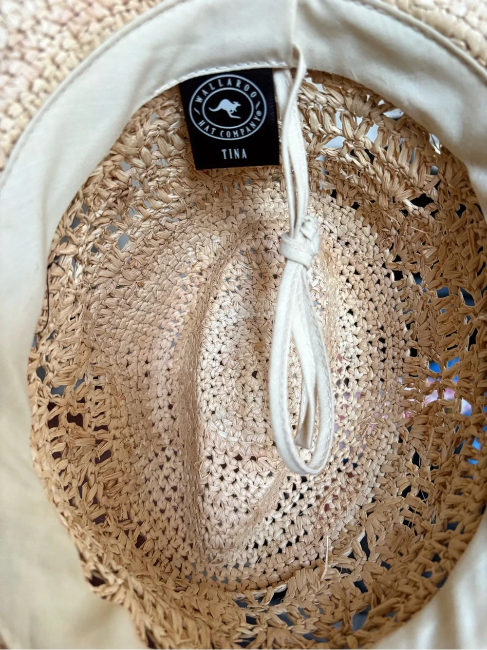Woven Straw Sun Hat - Natural Beige